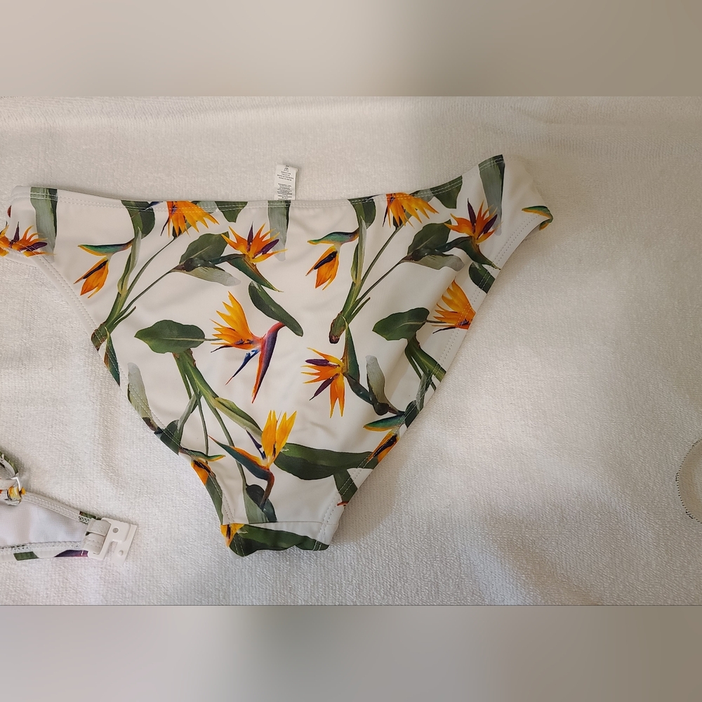 Ripzone Bird Of Paradise Tropical Bikini Set Size M - Picture 5 of 13